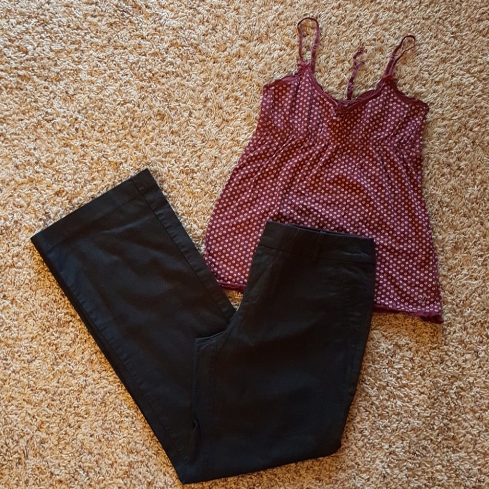 Black Merona Trousers/Pants